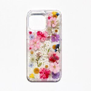 Real Pressed Flower Phone case Cover For Iphone 15 , 15 pro, 15 pro max, 14 13